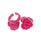 Pink Heart Lash Glue Rings- (100PCS Baby Pink & Hot Pink)